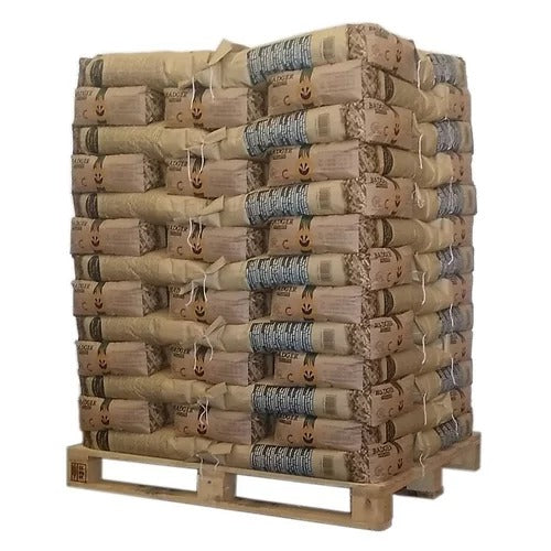 Belgische Holzpellets Badger Pellets – Palette 975kg (65 Säcke)